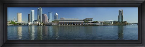 Framed Buildings at the waterfront, Tampa, Hillsborough County, Florida, USA Print