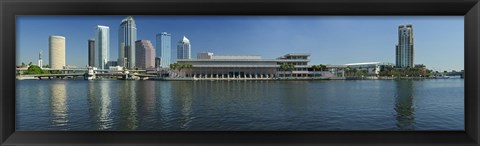 Framed Buildings at the waterfront, Tampa, Hillsborough County, Florida, USA Print