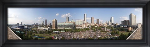 Framed Fourth of July Festival, Centennial Olympic Park, Atlanta, Georgia, USA Print