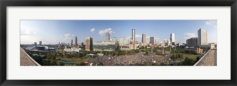 Framed Fourth of July Festival, Centennial Olympic Park, Atlanta, Georgia, USA Print