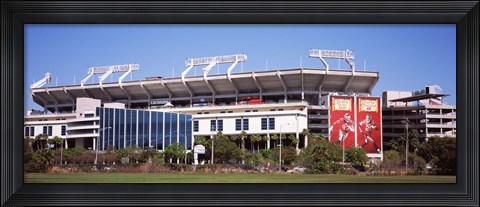 Framed Raymond James Stadium home of Tampa Bay Buccaneers, Tampa, Florida Print