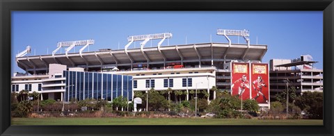 Framed Raymond James Stadium home of Tampa Bay Buccaneers, Tampa, Florida Print
