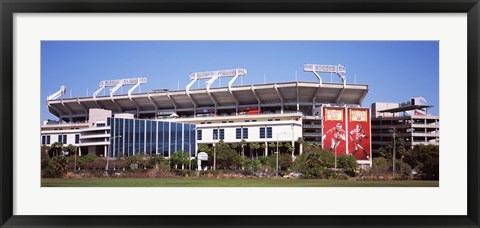 Framed Raymond James Stadium home of Tampa Bay Buccaneers, Tampa, Florida Print
