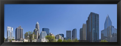 Framed Skyscrapers in Charlotte, North Carolina Print