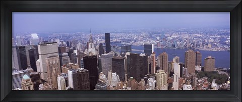 Framed High angle view of buildings in Manhattan, New York City Print
