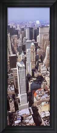 Framed MetLife and surrounding buildings, Manhattan, New York City, New York State, USA Print
