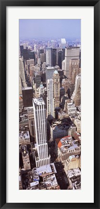 Framed MetLife and surrounding buildings, Manhattan, New York City, New York State, USA Print