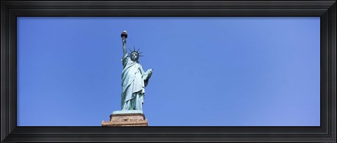 Framed Statue Of Liberty (horizontal), Liberty Island, New York City, New York State Print