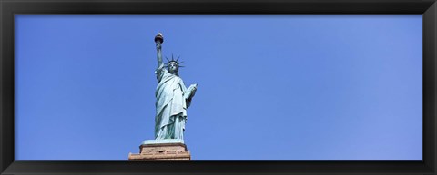 Framed Statue Of Liberty (horizontal), Liberty Island, New York City, New York State Print