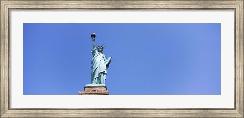 Framed Statue Of Liberty (horizontal), Liberty Island, New York City, New York State Print