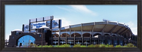 Framed Football stadium in a city, Bank of America Stadium, Charlotte, Mecklenburg County, North Carolina, USA Print