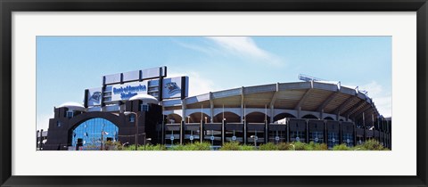 Framed Football stadium in a city, Bank of America Stadium, Charlotte, Mecklenburg County, North Carolina, USA Print