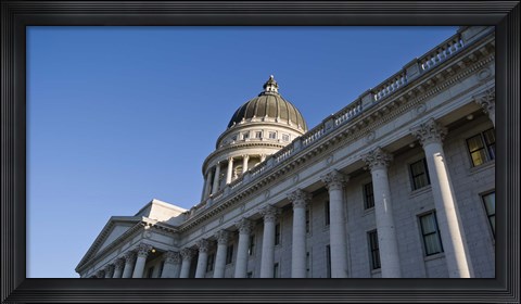 Framed Utah State Capitol Building, Salt Lake City, Utah Print