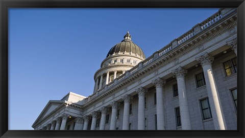 Framed Utah State Capitol Building, Salt Lake City, Utah Print