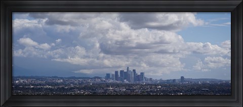 Framed Cloudy Sky Over Los Angeles Print