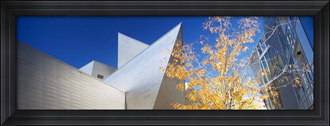 Framed Low angle view of skyscrapers, Downtown Denver, Denver, Colorado, USA Print