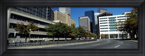 Framed Buildings in a city, Downtown Denver, Denver, Colorado, USA Print