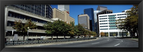 Framed Buildings in a city, Downtown Denver, Denver, Colorado, USA Print