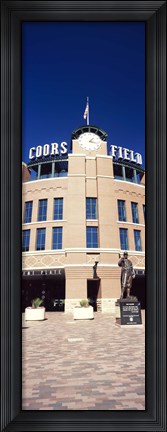 Framed Facade of a baseball stadium, Coors Field, Denver, Denver County, Colorado, USA Print