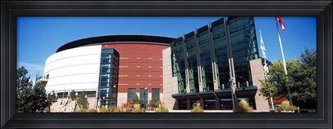 Framed Building in a city, Pepsi Center, Denver, Colorado Print