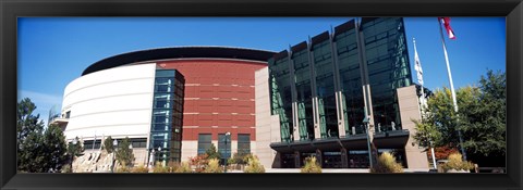 Framed Building in a city, Pepsi Center, Denver, Colorado Print