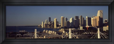 Framed Buildings in a city, Miami, Florida, USA Print