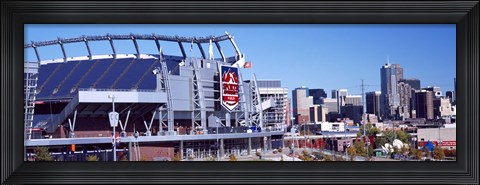 Framed Sports Authority Field at Mile High, Denver, Colorado Print