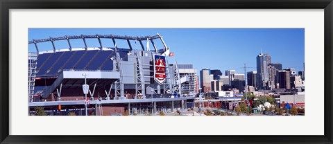 Framed Sports Authority Field at Mile High, Denver, Colorado Print