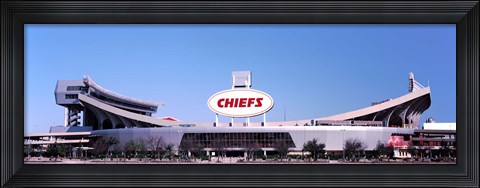 Framed Arrowhead Stadium, Kansas City, Missouri Print