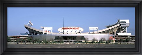 Framed Football stadium, Arrowhead Stadium, Kansas City, Missouri Print