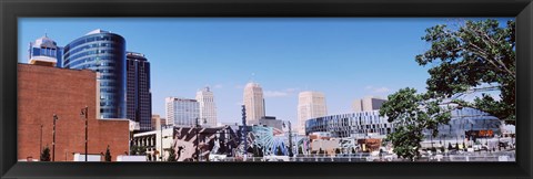 Framed Jazz District, Kansas City, Missouri Print