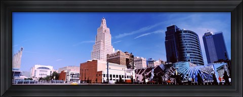 Framed Street art at Jazz District, Kansas City, Missouri Print