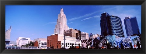 Framed Street art at Jazz District, Kansas City, Missouri Print