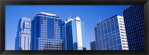 Framed Skyscrapers in downtown Kansas City Print