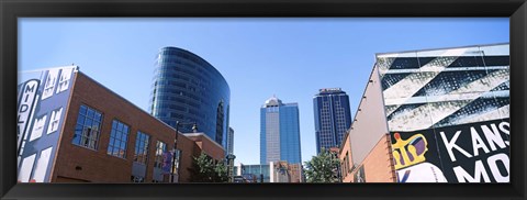 Framed Street art at Downtown Kansas City, Missouri, USA Print