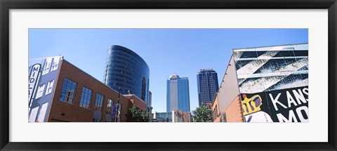 Framed Street art at Downtown Kansas City, Missouri, USA Print