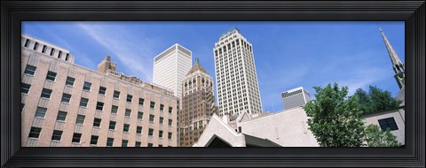 Framed Close up of downtown buildings, Tulsa, Oklahoma Print