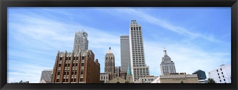 Framed DowntownTulsa skyline, Oklahoma Print