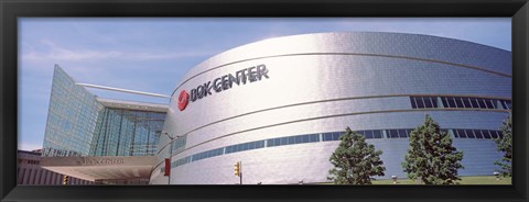 Framed BOK Center at downtown Tulsa, Oklahoma Print