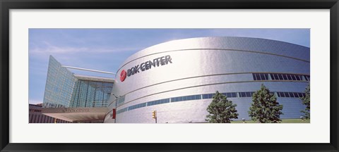 Framed BOK Center at downtown Tulsa, Oklahoma Print