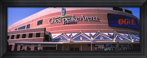 Framed Low angle view of a stadium, Chesapeake Energy Arena, Oklahoma City, Oklahoma, USA Print
