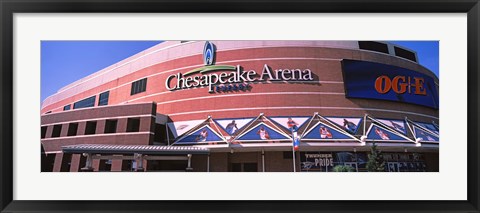 Framed Low angle view of a stadium, Chesapeake Energy Arena, Oklahoma City, Oklahoma, USA Print