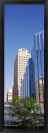 Framed Reflection on BMO Bank building, Oklahoma City, Oklahoma, USA Print