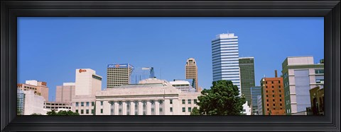Framed Municipal Building in the downtown, Oklahoma City, Oklahoma, USA Print