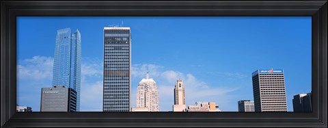 Framed Downtown skyline, Devon Tower, Oklahoma City, Oklahoma, USA Print