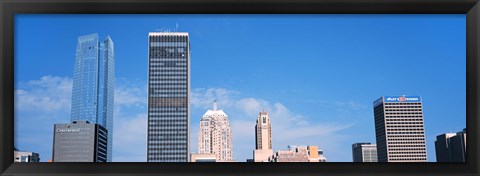 Framed Downtown skyline, Devon Tower, Oklahoma City, Oklahoma, USA Print