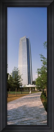 Framed Devon Tower, Downtown Oklahoma City, Oklahoma Print
