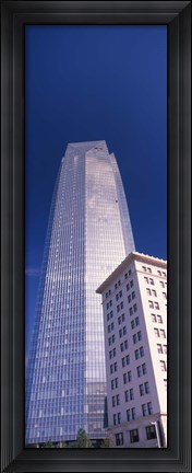 Framed Low angle view of the Devon Tower, Oklahoma City, Oklahoma Print