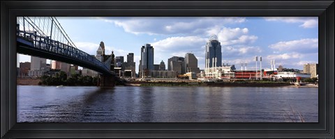 Framed Bridge across the Ohio River, Cincinnati, Hamilton County, Ohio, USA Print