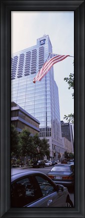 Framed Skyscraper in a city, PNC Plaza, Raleigh, Wake County, North Carolina, USA Print